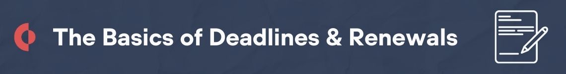 Almost all contracts have some kind of deadline clause, here are the basics.