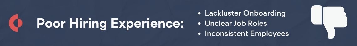New employees report a poor experience if there is weak onboarding, unclear job roles, and inconsistent employee engagement.