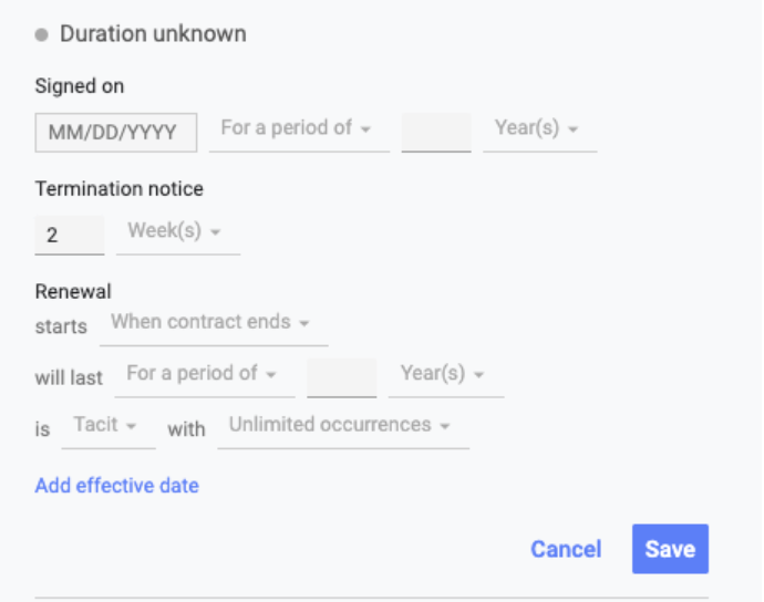 Automating contract deadline reminders with lifecycle dates in Concorc